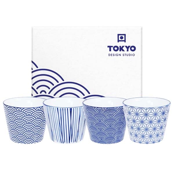 Set 4 Tazze Nippon Blue, Tokyo Design [TD515093] - 32.90EUR : Zen Market,  Cibi Asiatici e Oggettistica orientale