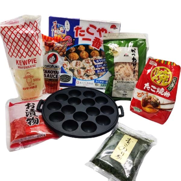 Takoyaki Kit Set Ingredienti per Takoyaki [ZMTAKOYAKIKIT] : Zen Market, Cibi  Asiatici e Oggettistica orientale