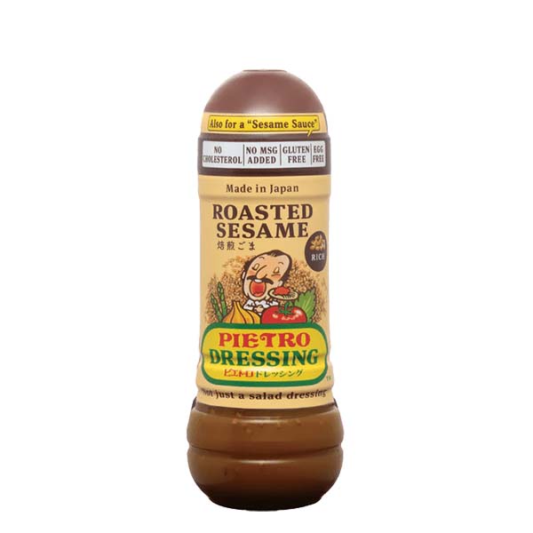 Pietro Dressing per Insalata in Stile Giapponese con Sesamo Bianco Tostato, 280ml