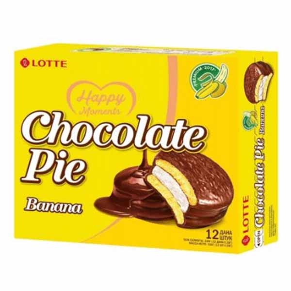 Lotte Choco Pie al gusto Banana - 336g