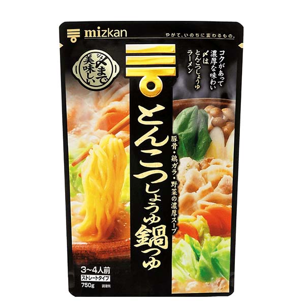 Base per Nabe Zuppa alla Salsa di Soia e Tonkotsu - 750g, Mizkan