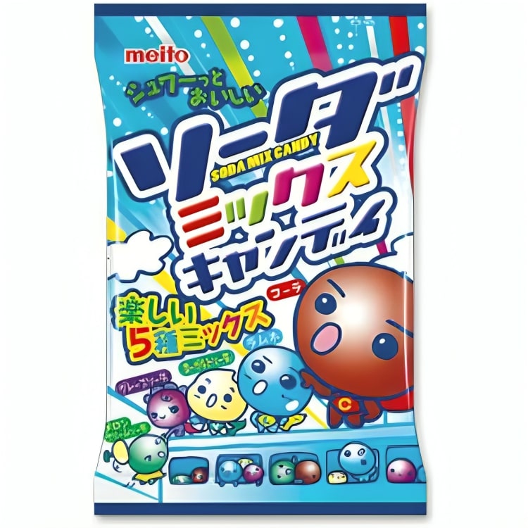Soda Mix Candy 80g, Meito