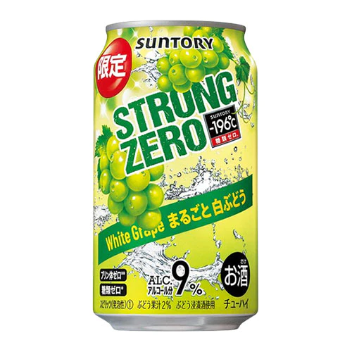 Strong Zero Chu-Hai alle Uve Bianche Intere 350ml(9% Vol.), Suntory