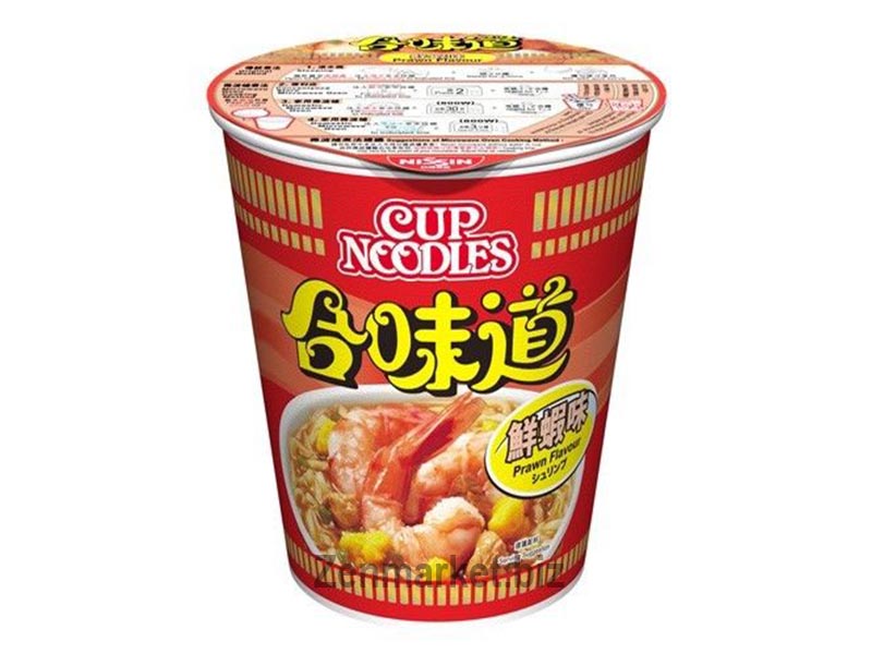 Nissin Cup Noodles Prawn Flavour Instant, Gusto Di Gamberetto