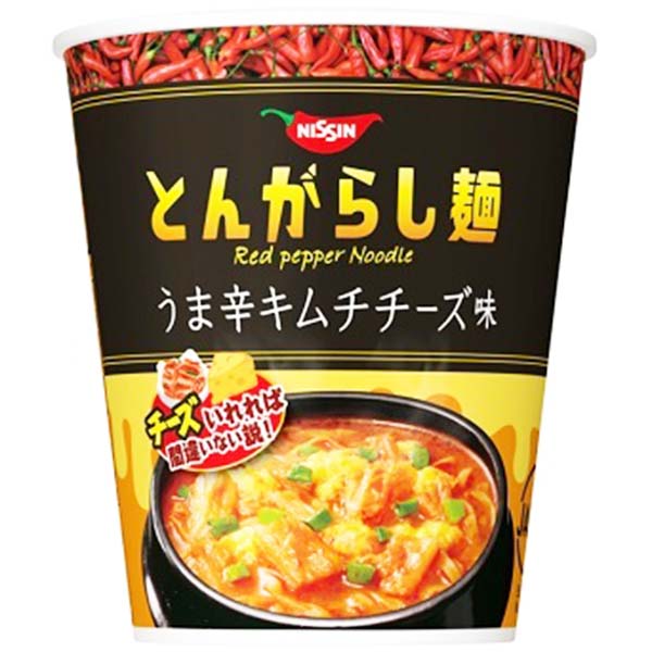 Cup Togarashi Noodles al Kimchi e Formaggio Piccante 65g, Nissin