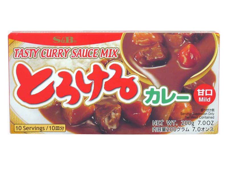 Torokeru Curry Giapponese Mild 200g(10 Porzioni), S&B