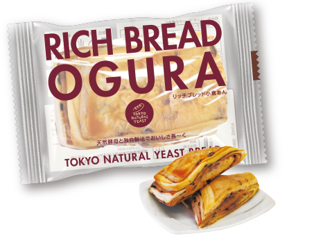 Rich Bread Ogura (Gusto Pasta Azuki Rossi) 85g, Tokyo Natural Yeast Bread