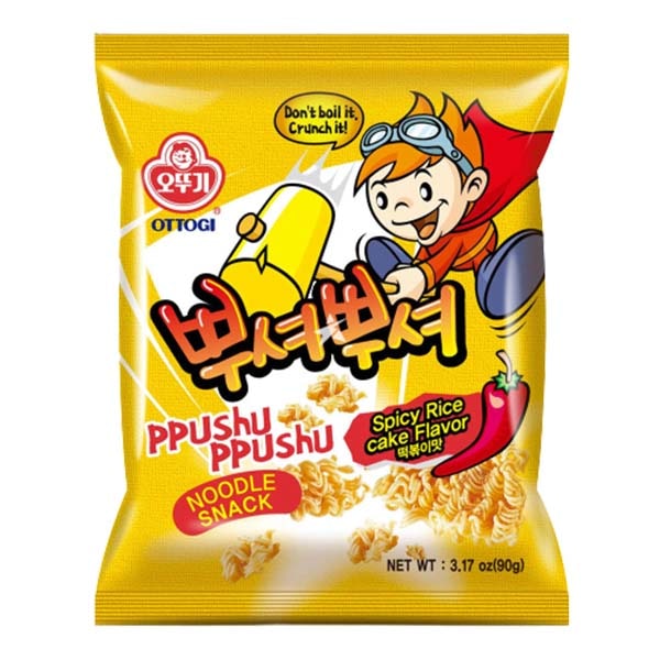 Ottogi snack noodle ppushu ppushu gusto Tteokbokki