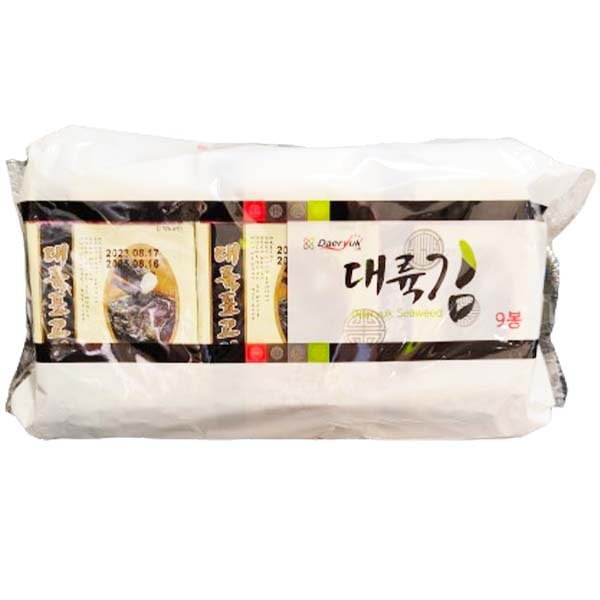 Alghe condita al gusto Shiitake (4g x 9 confezioni) 36g, Daeryuk