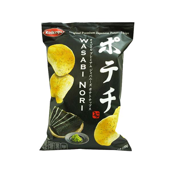 Chips wasabi-nori 100g, Koikeya