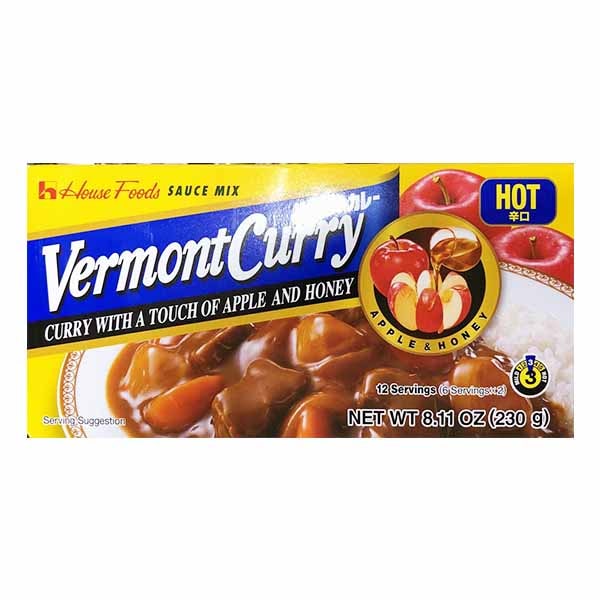 Vermont curry piccante con un tocco di mela e miele 230g, House