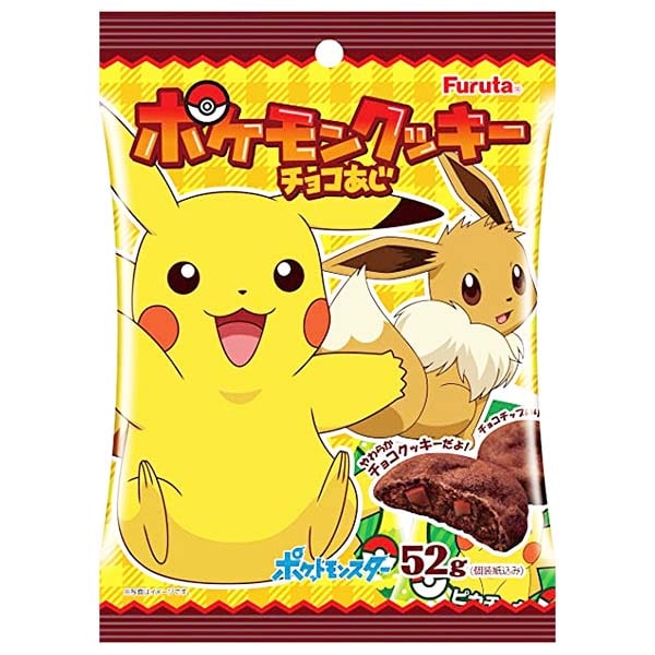 Biscotti al Cioccolato dei Pokemon 52g, Furuta