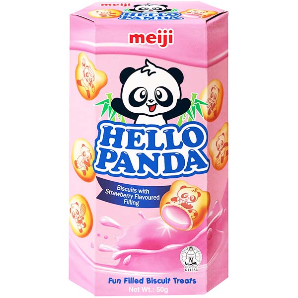 Biscotti Hello Panda alla Fragola 50g, Meiji