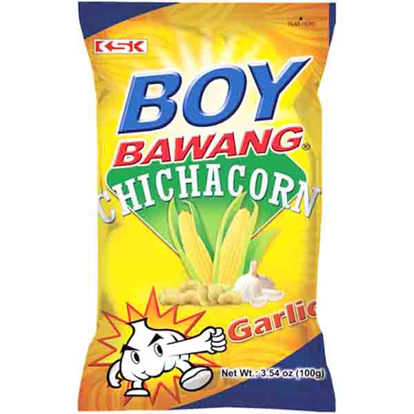 Snack Boy Bawang Chichacorn all'Aglio 100g, KSK