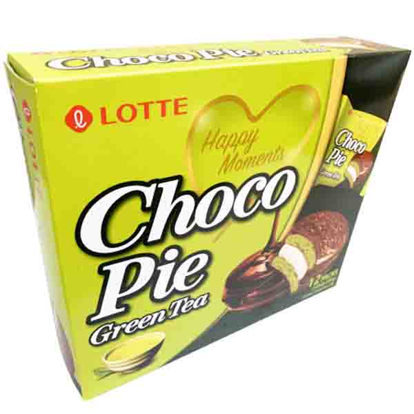 Choco Pie al Tea Verde 336g(12 Monoporzioni), Lotte
