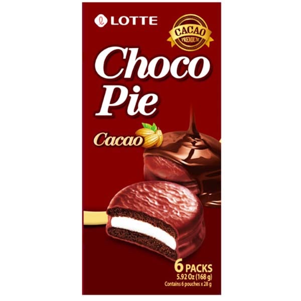 Choco Pie al Cacao 168g (6 Monoporzioni), Lotte