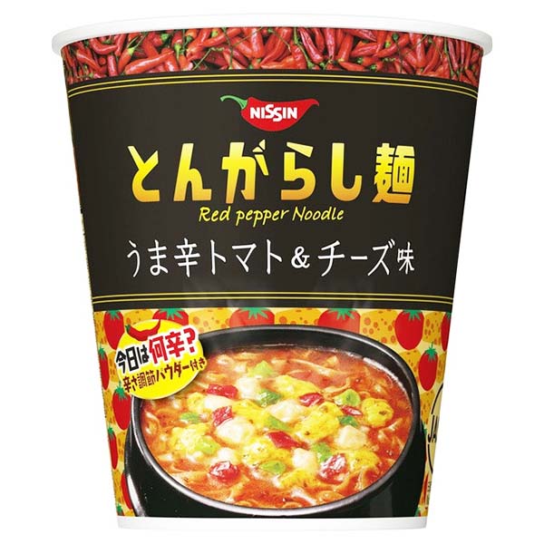 Cup Togarashi Noodles al Pomodoro e Formaggio Piccante 66g, Nissin