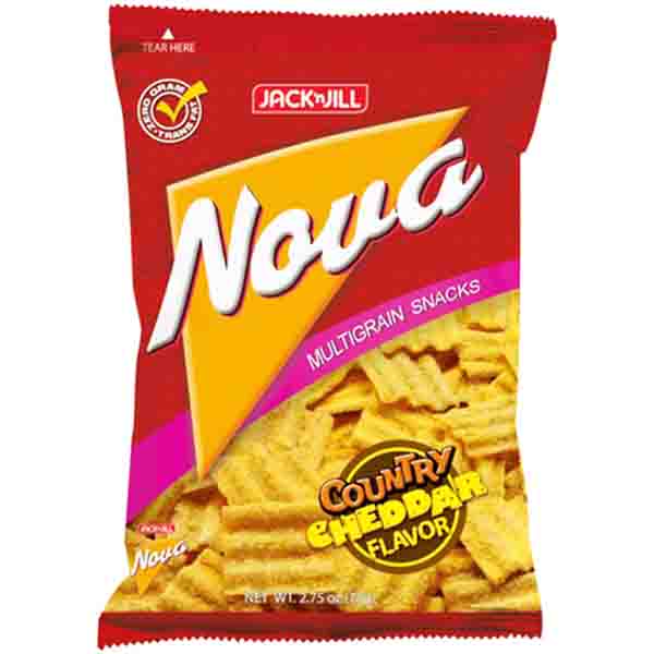 Chips Nova a base di Mais aromatizzati al formaggio 78g, Jack n' Jill