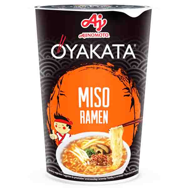 Oyakata Cup Noodles al Miso 66g, Ajinomoto