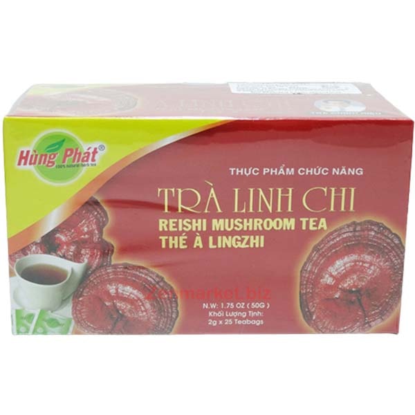 Tea Fungo Reishi Ganoderma 40%, 25 filtri