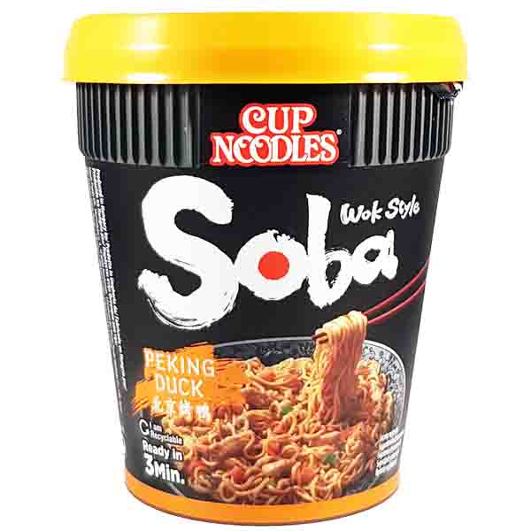 Cup Noodles Soba all'Anatra alla Pechinese 87g, Nissin