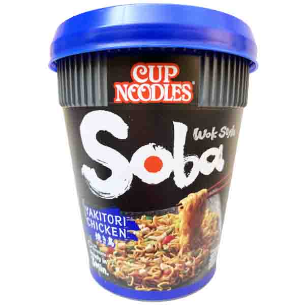 Cup Noodles Soba al Yakitori di Pollo 89g, Nissin