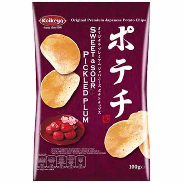 Chips al Umeboshi sotto sale 100g, Koikeya