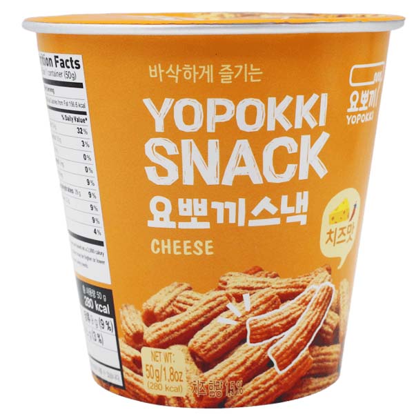 Cup Yopokki Snack al Formaggio 50g, Young Poong