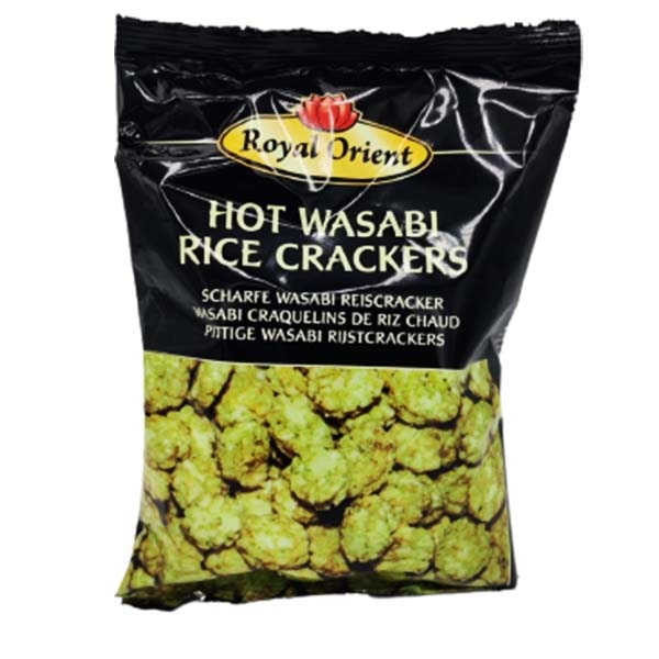 Crackers di Riso al gusto di Wasabi 150g, Royal Orient