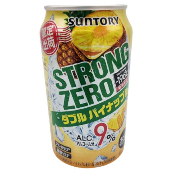 Strong Zero Chu-Hai al gusto di Ananas 350ml(9% Vol.), Suntory