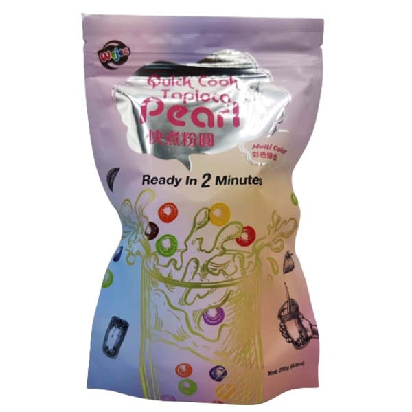 Perla di Tapioca Multicolore 250g, Quick Cook, Wejee